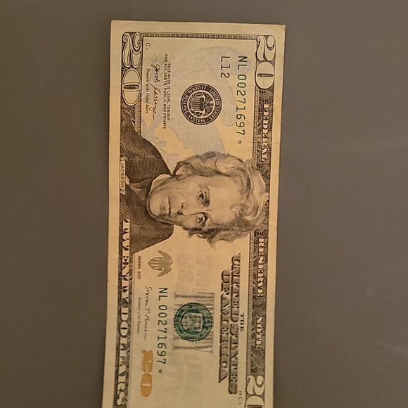 2017 twenty dollar star note - Picture 2 of 3